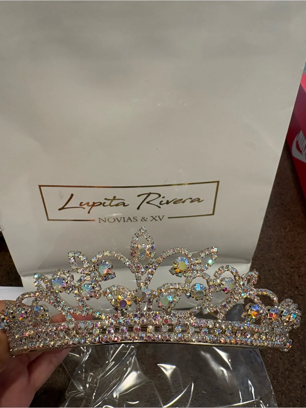 Quince Crystal Tiara Crown